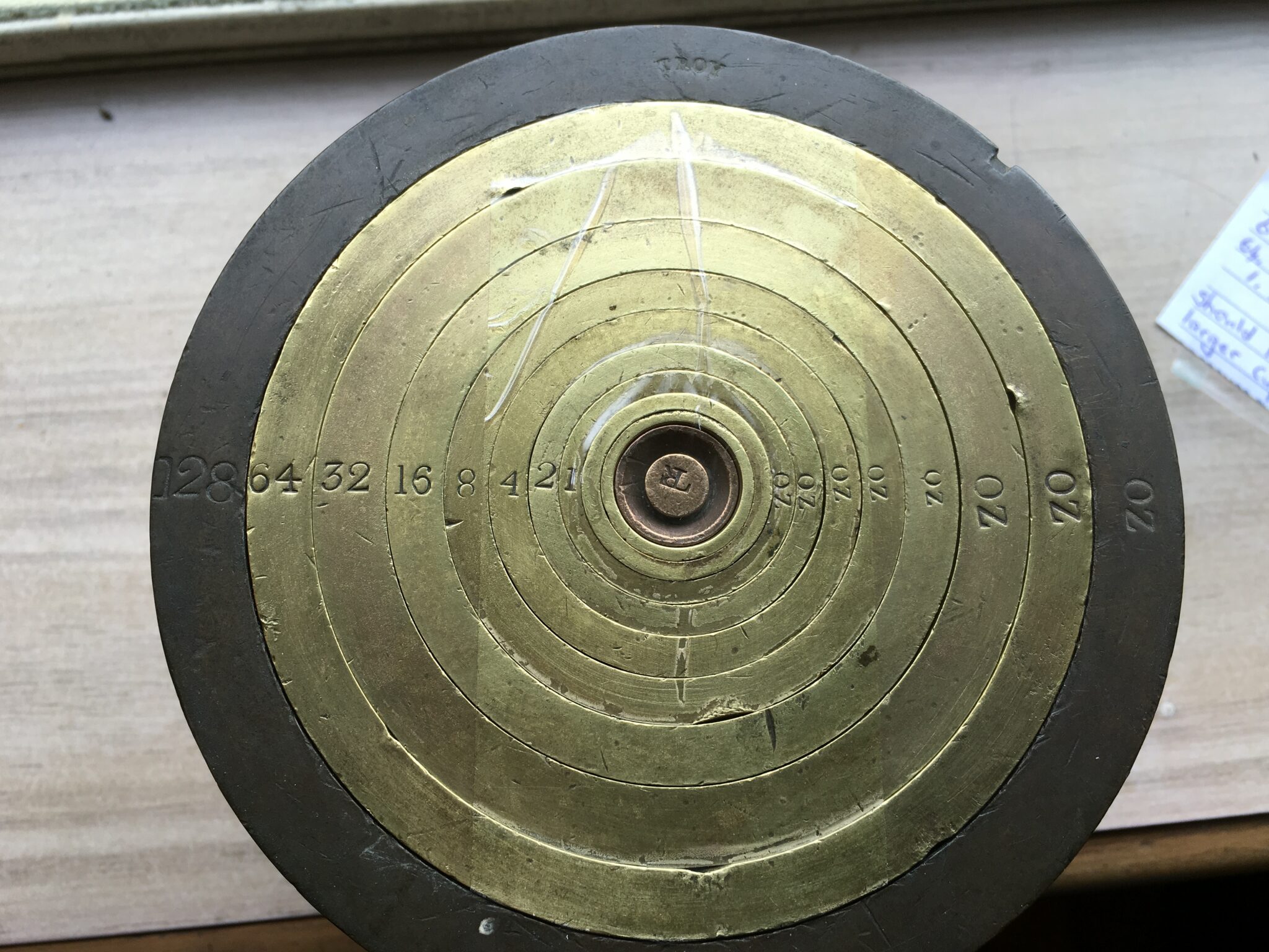 Troy Cup Weights Collecting Gold Scales & Troy weights.